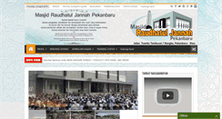 Desktop Screenshot of masjidraudhatuljannah.com